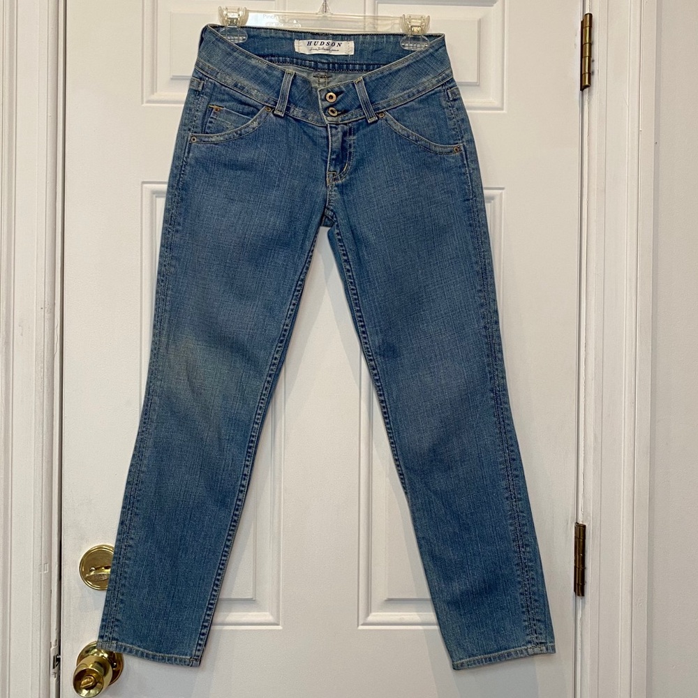 Husdon Jeans Straight Leg Size 26 Distressed